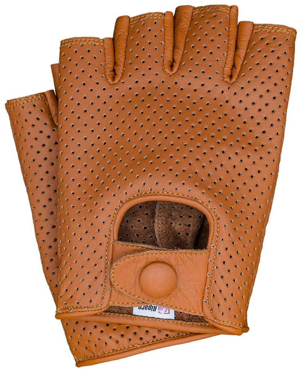 Half Finger Real Leather Men Gloves Summer Driving Breathable  Wear-Resistant Fighting Fingerless Sheepskin Gloves Male EM102P
