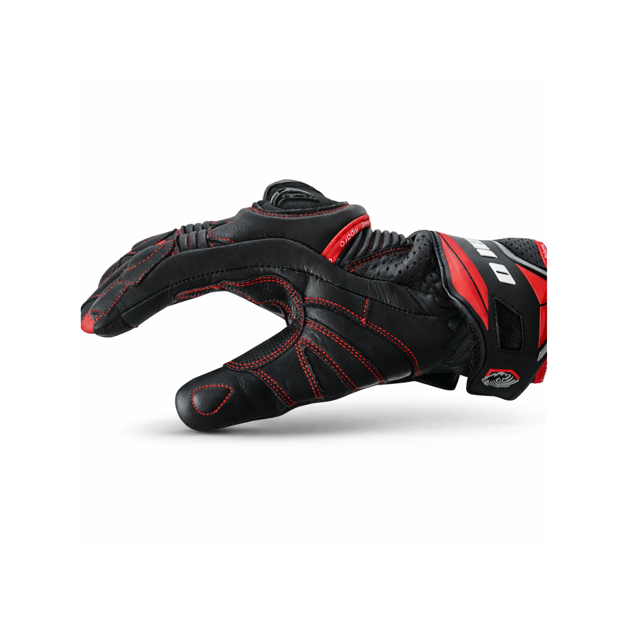 CE Level 2 KP Certified Motorcycle Gloves – Full-Grain Leather, Knuckle Protection & Touchscreen Compatible