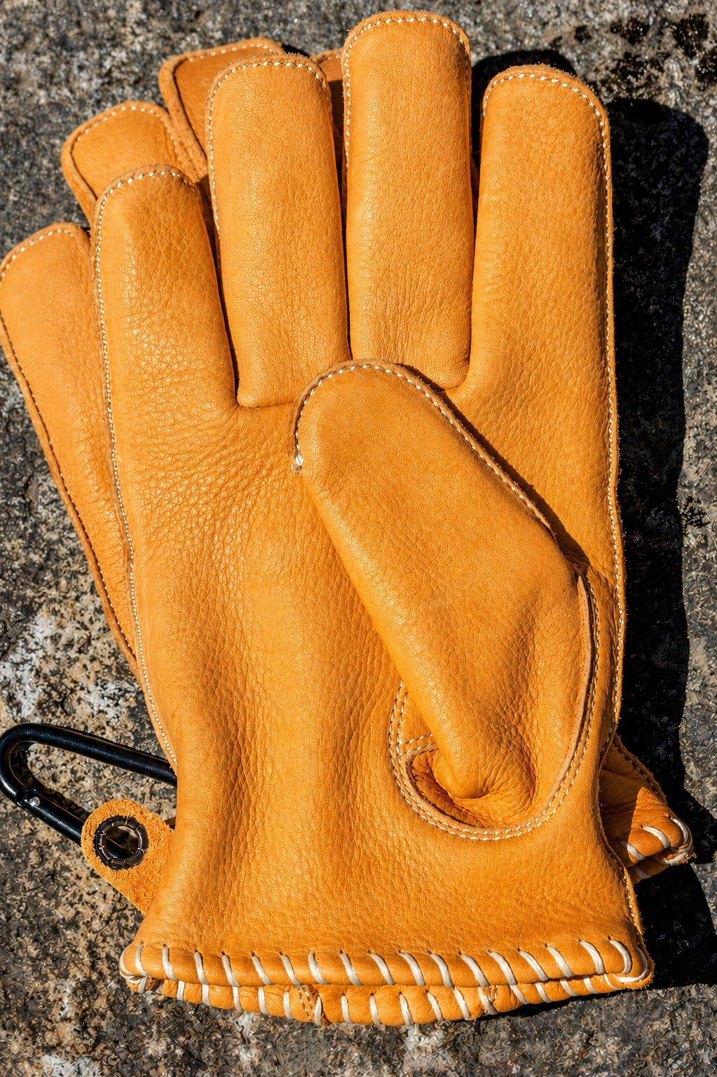 American Heritage Kevlar-Lined Bison Leather Work Gloves – ANSI A6 Cut Resistant Protection