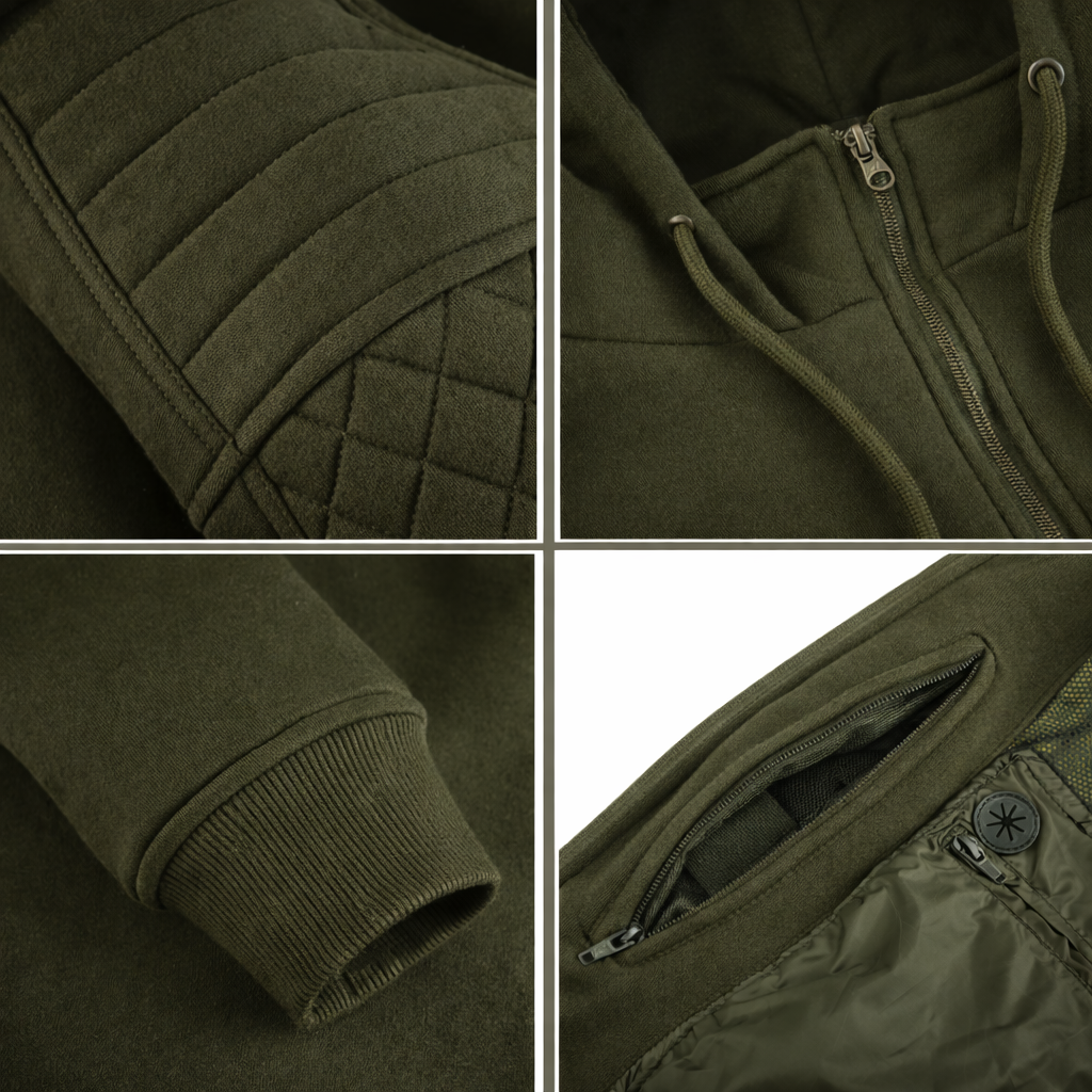 Riparo Armored Motorcycle Hoodie – CE Level 2 Protection | Aramid Reinforced Riding Jacket