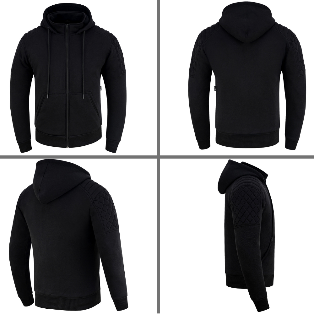 Riparo Armored Motorcycle Hoodie – CE Level 2 Protection | Kevlar Reinforced Riding Jacket