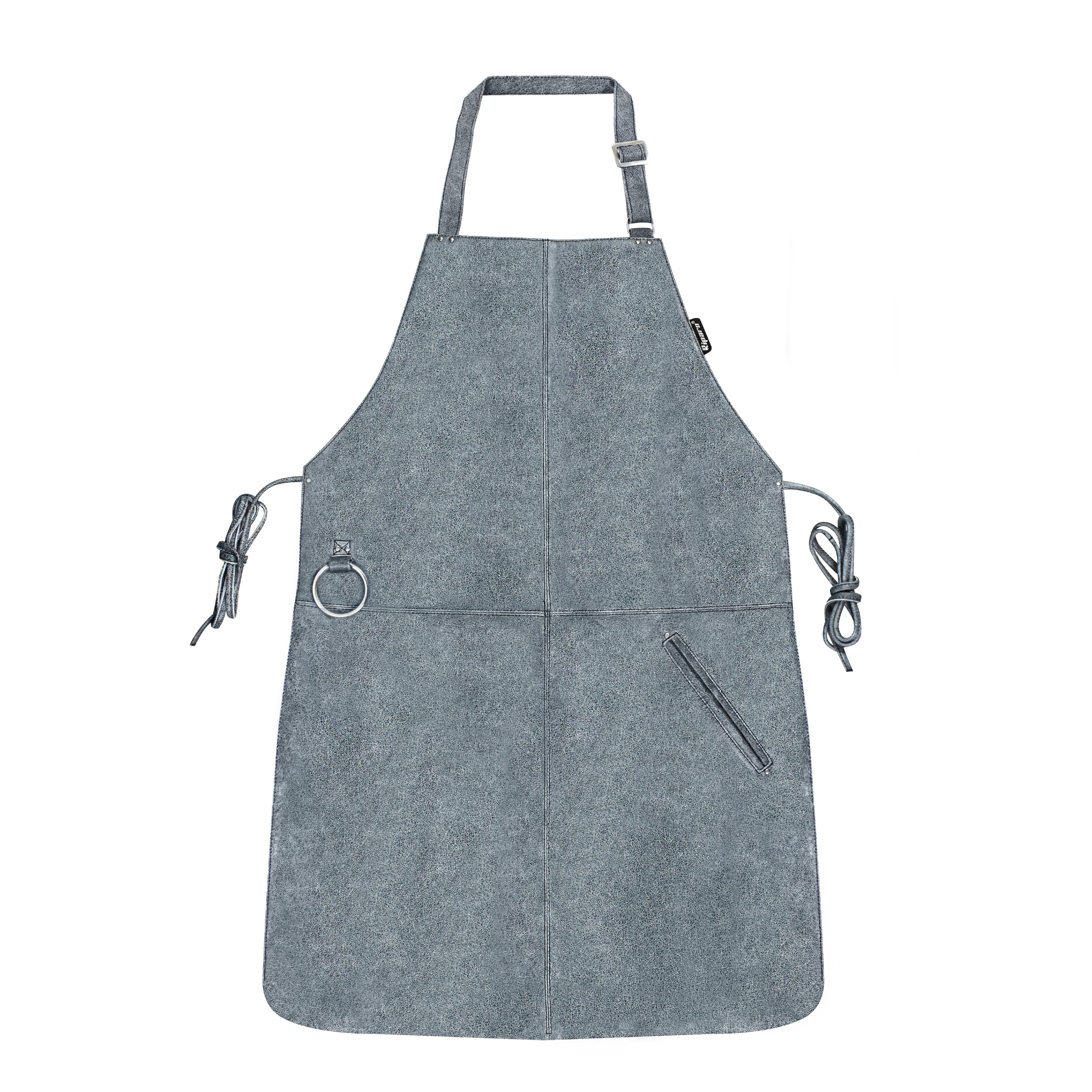 Leather Chef Apron with Ajustable Strap for Cooking and Grilling