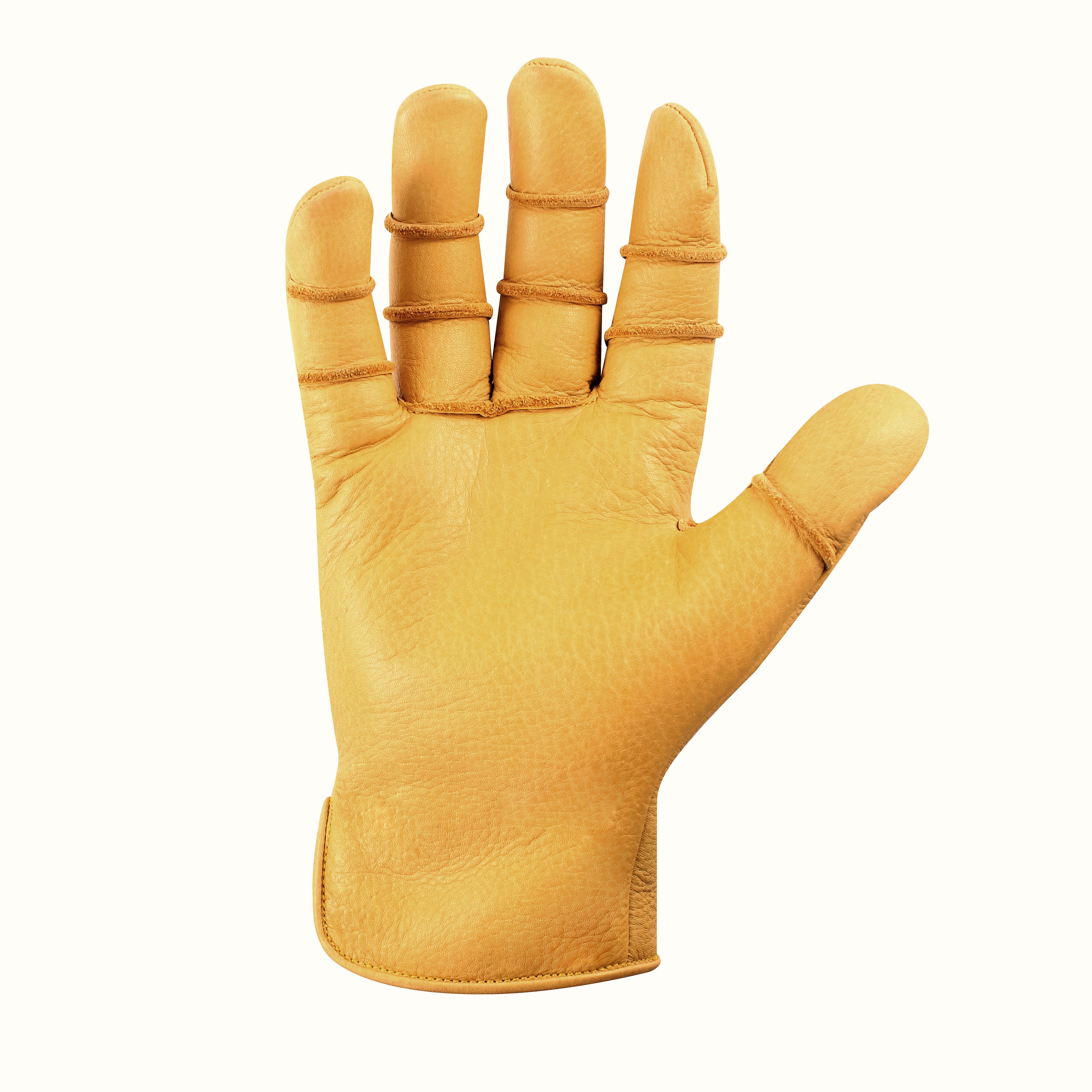 Men's Leather Construction Safety Work Gloves