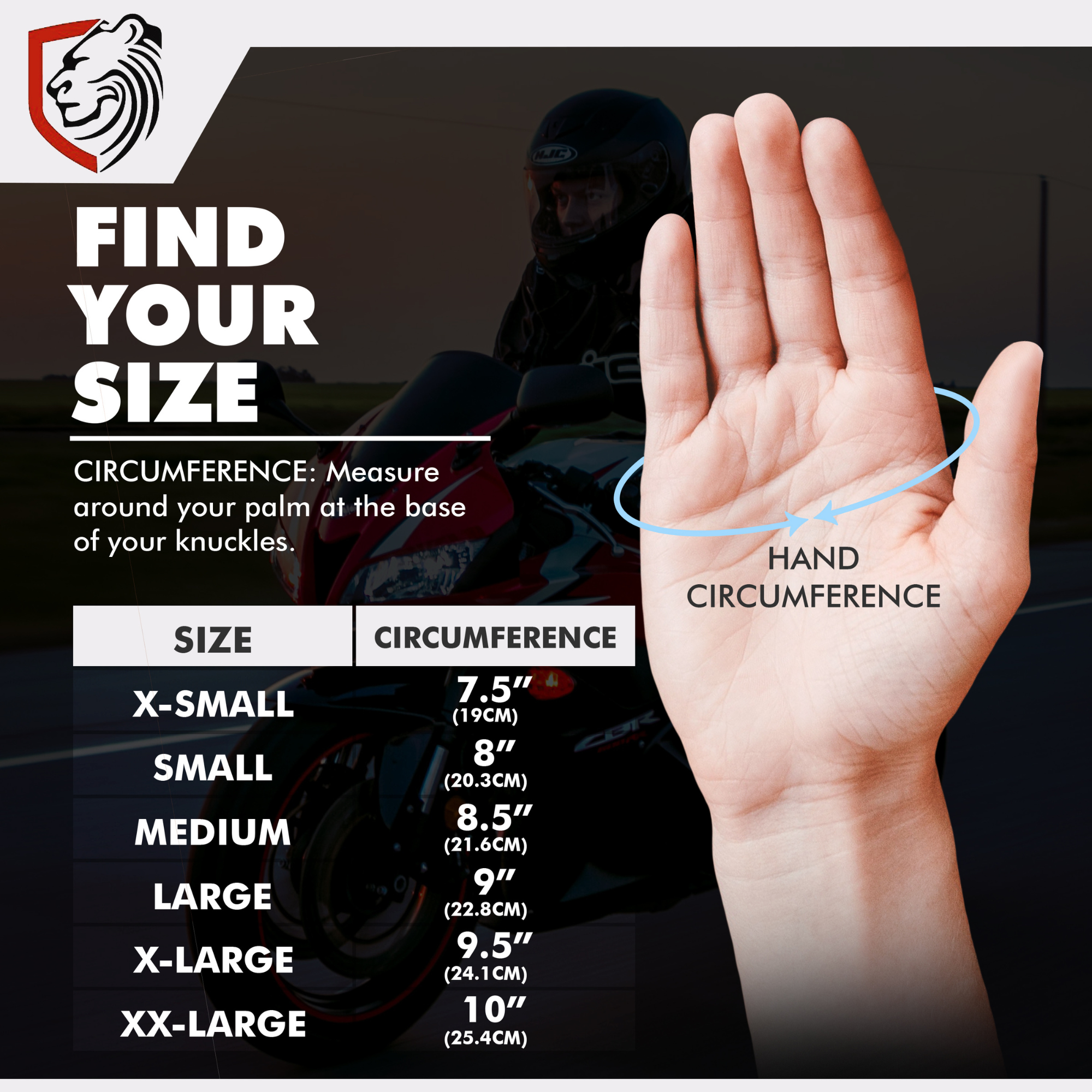 CE Level 2 KP Certified Motorcycle Gloves – Full-Grain Leather, Knuckle Protection & Touchscreen Compatible