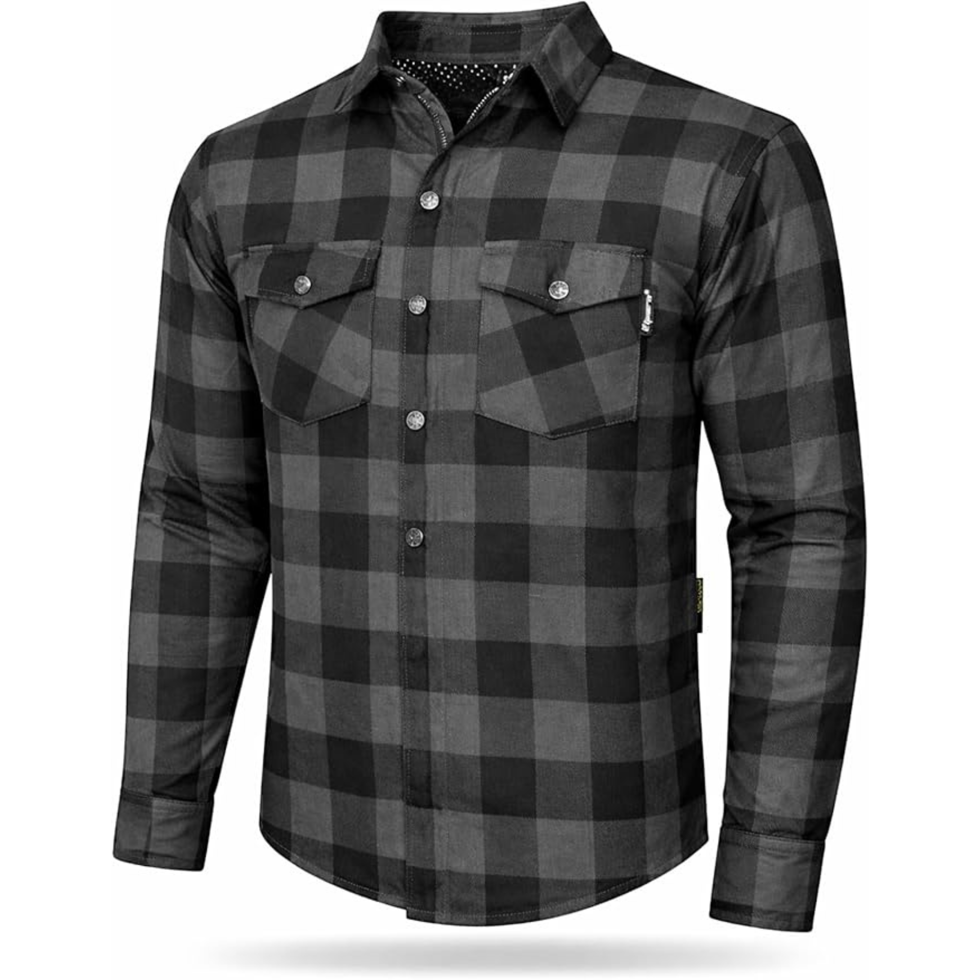 CE A Rated Armored Motorcycle Riding Shirt – Kevlar Reinforced with CE Level 1 Armor (Lightweight & Breathable) | Riparo