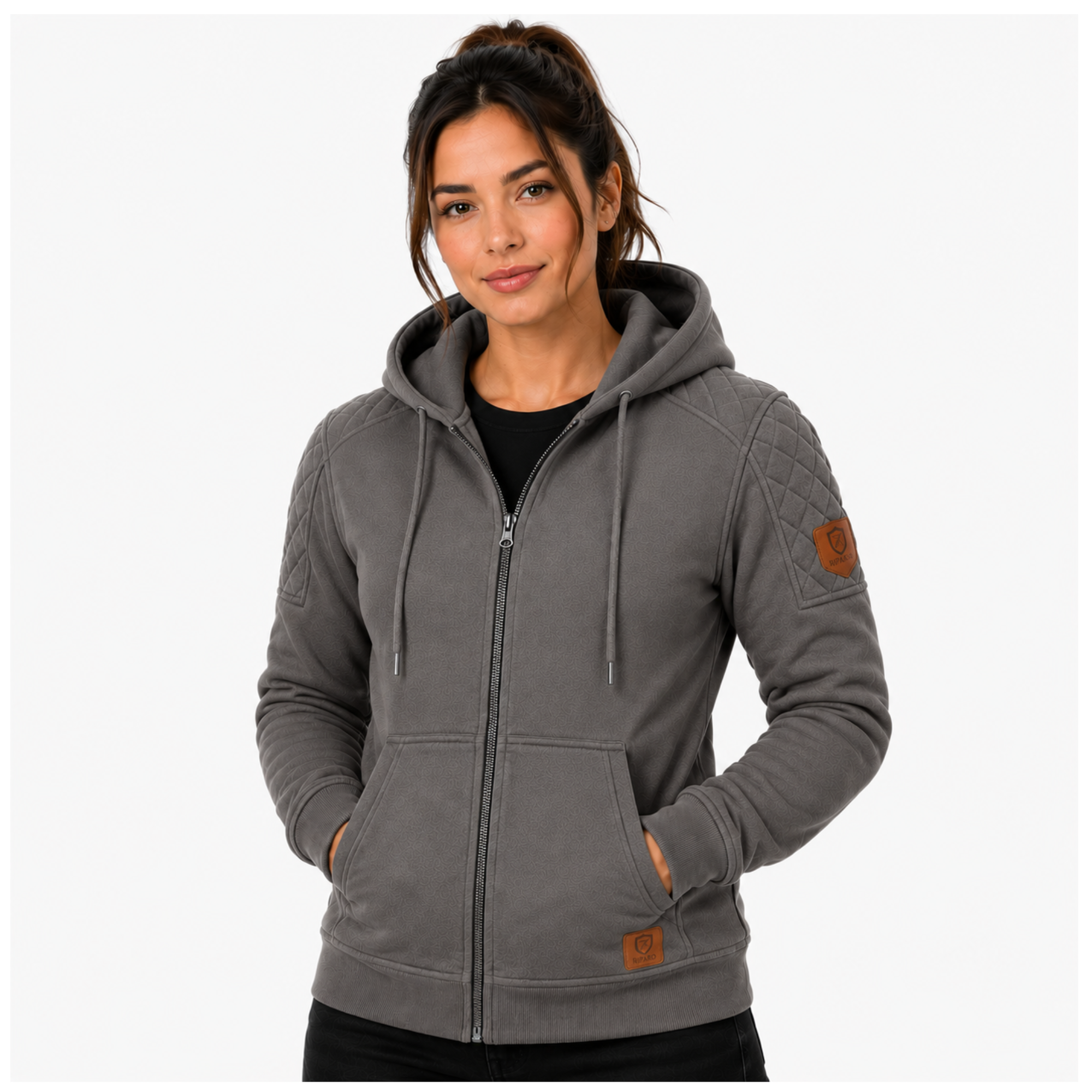 Women's Protective Motorcycle Hoodie | CE AA Rated | Fully Aramid Lined | CE Level 2 Armor