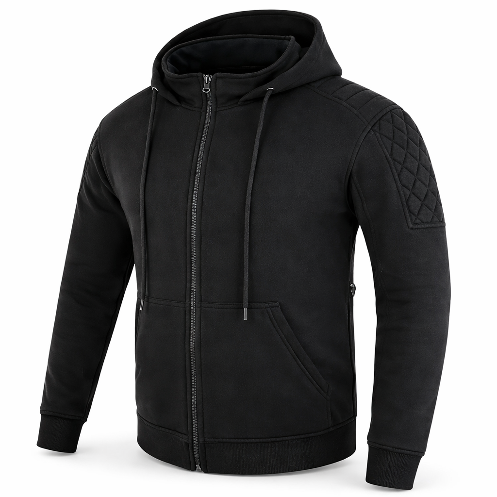 Riparo Armored Motorcycle Hoodie – CE Level 2 Protection | Aramid Reinforced Riding Jacket