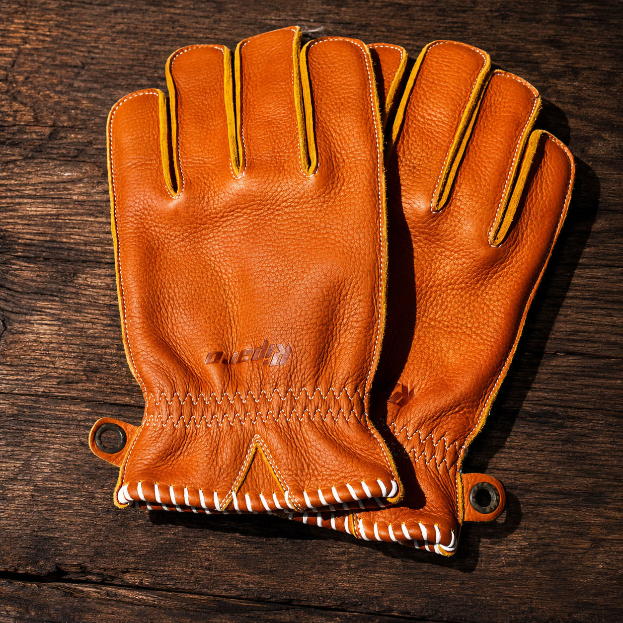 American Heritage Kevlar-Lined Bison Leather Work Gloves – ANSI A6 Cut Resistant Protection