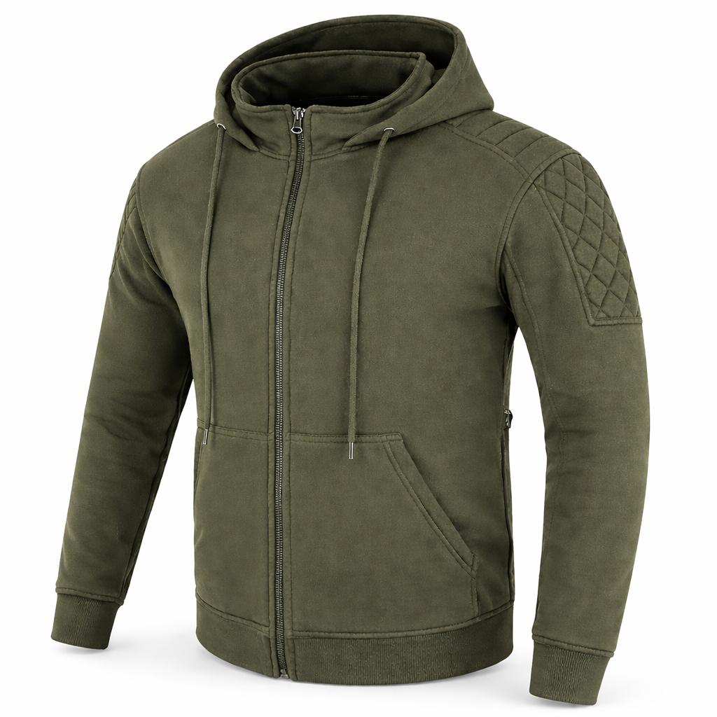 Riparo Armored Motorcycle Hoodie – CE Level 2 Protection | Aramid Reinforced Riding Jacket