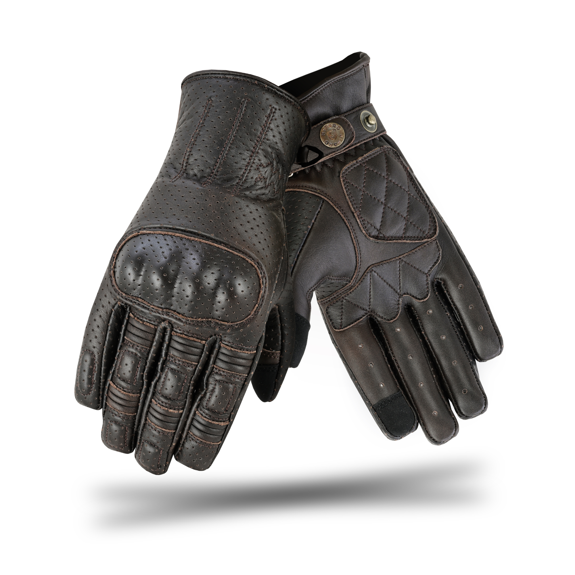 Riparo Café Racer CE Leather Motorcycle Gloves