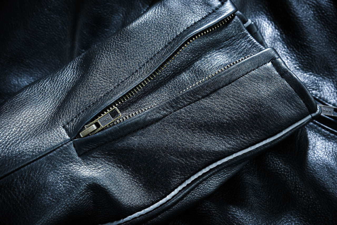 Riparo CE Level 2 Armored Leather Motorcycle Jacket