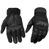 Riparo Men's Tactical Touchscreen Full-Finger Gloves - Black