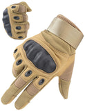 Riparo Men's Tactical Touchscreen Full-Finger Gloves - Sand