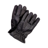 Genuine Leather Winter Insulated Gloves - Black