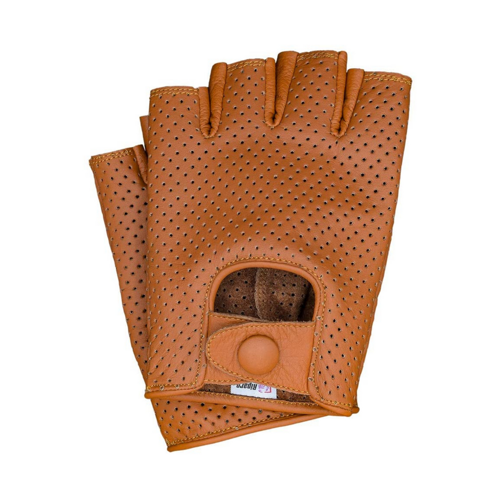 Leather biker hot sale gloves fingerless